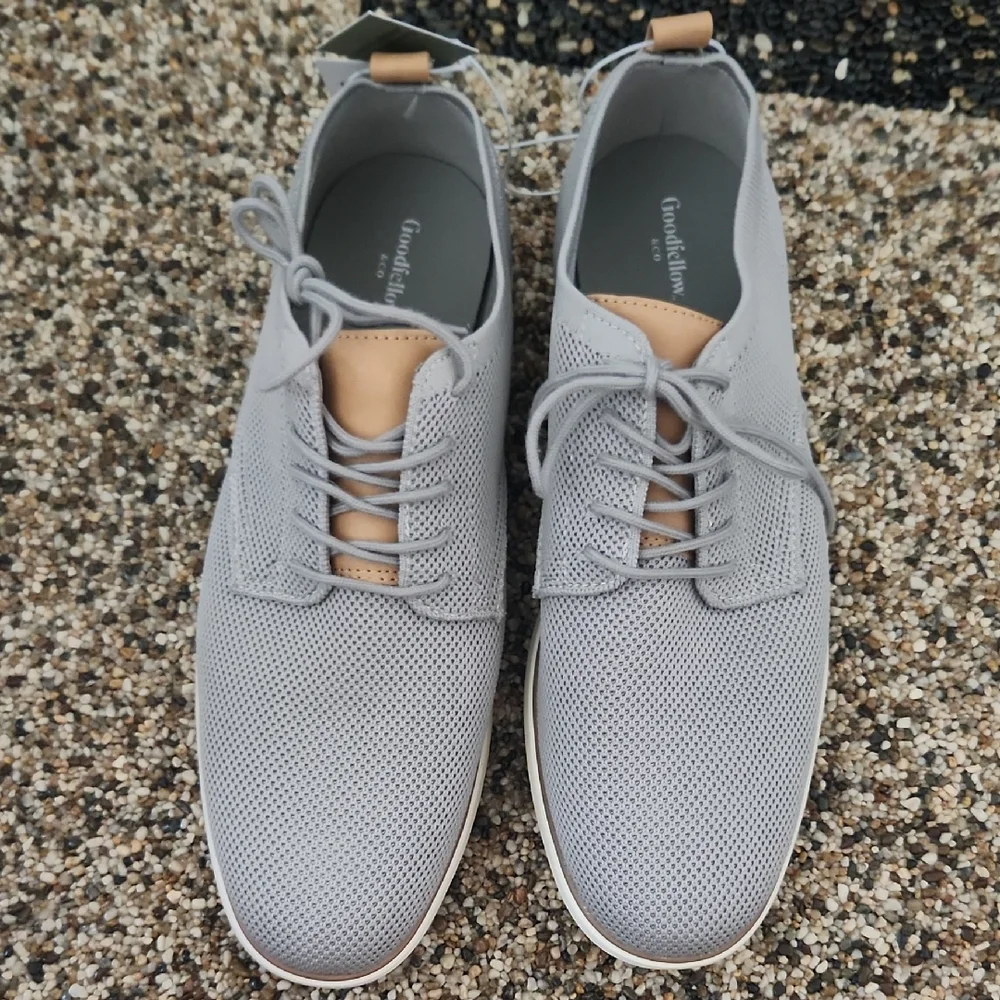Goodfellow & Co‎ Gray and Tan Men's Oxfords, Size 10 Nwt